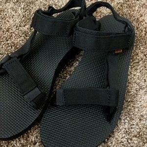 TEVA ORIGINAL BLACK SANDALS Size 7